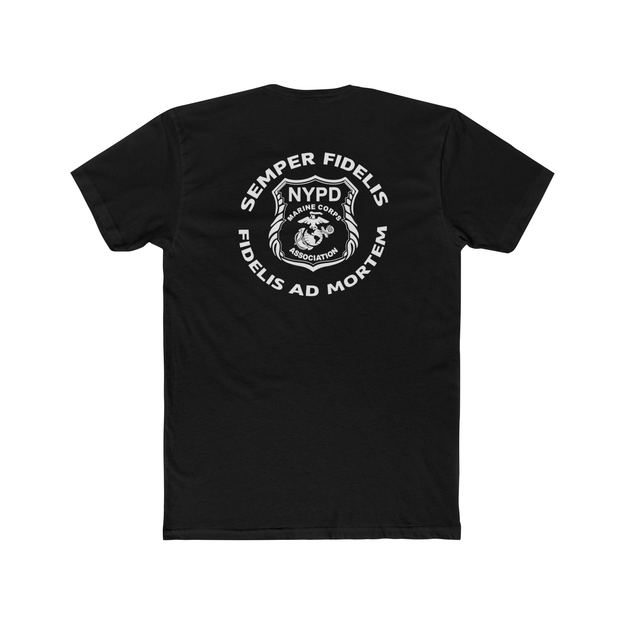 Firefighter Shield T‑Shirt — Hero Badge Chest Logo Cotton Tee