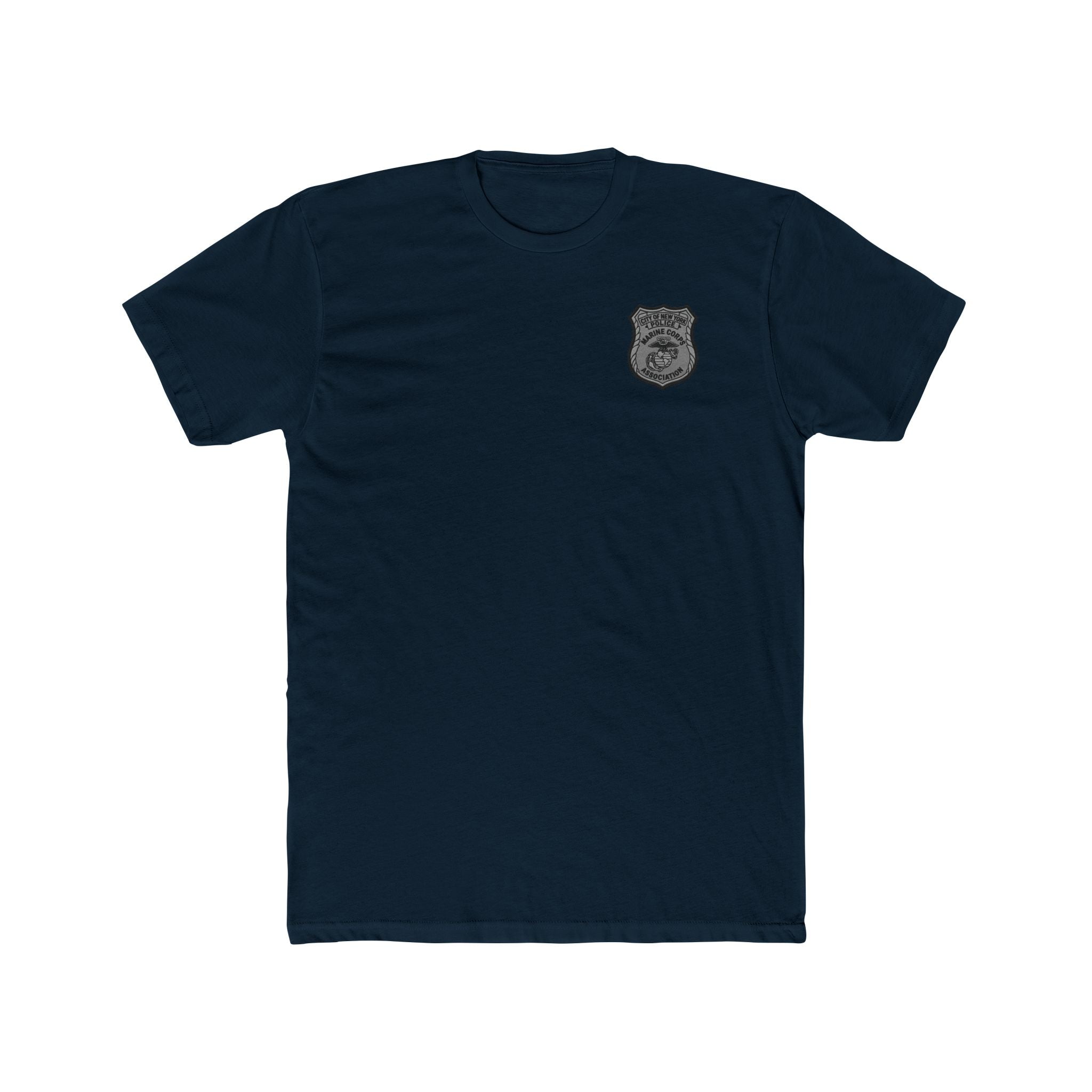 USMC Green Stripes T‑Shirt — Marine Corps Emblem Flag Tee