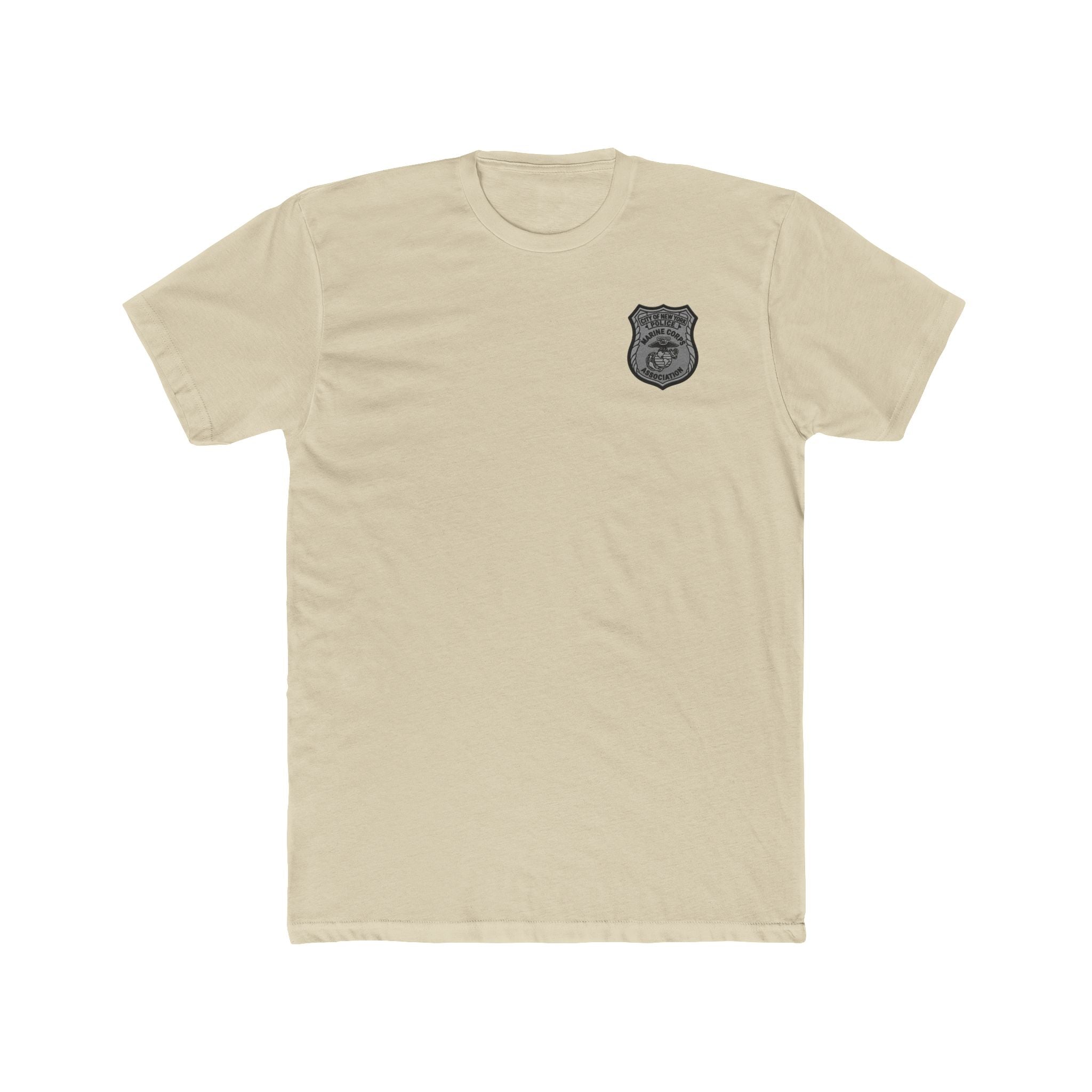 USMC Green Stripes T‑Shirt — Marine Corps Emblem Flag Tee