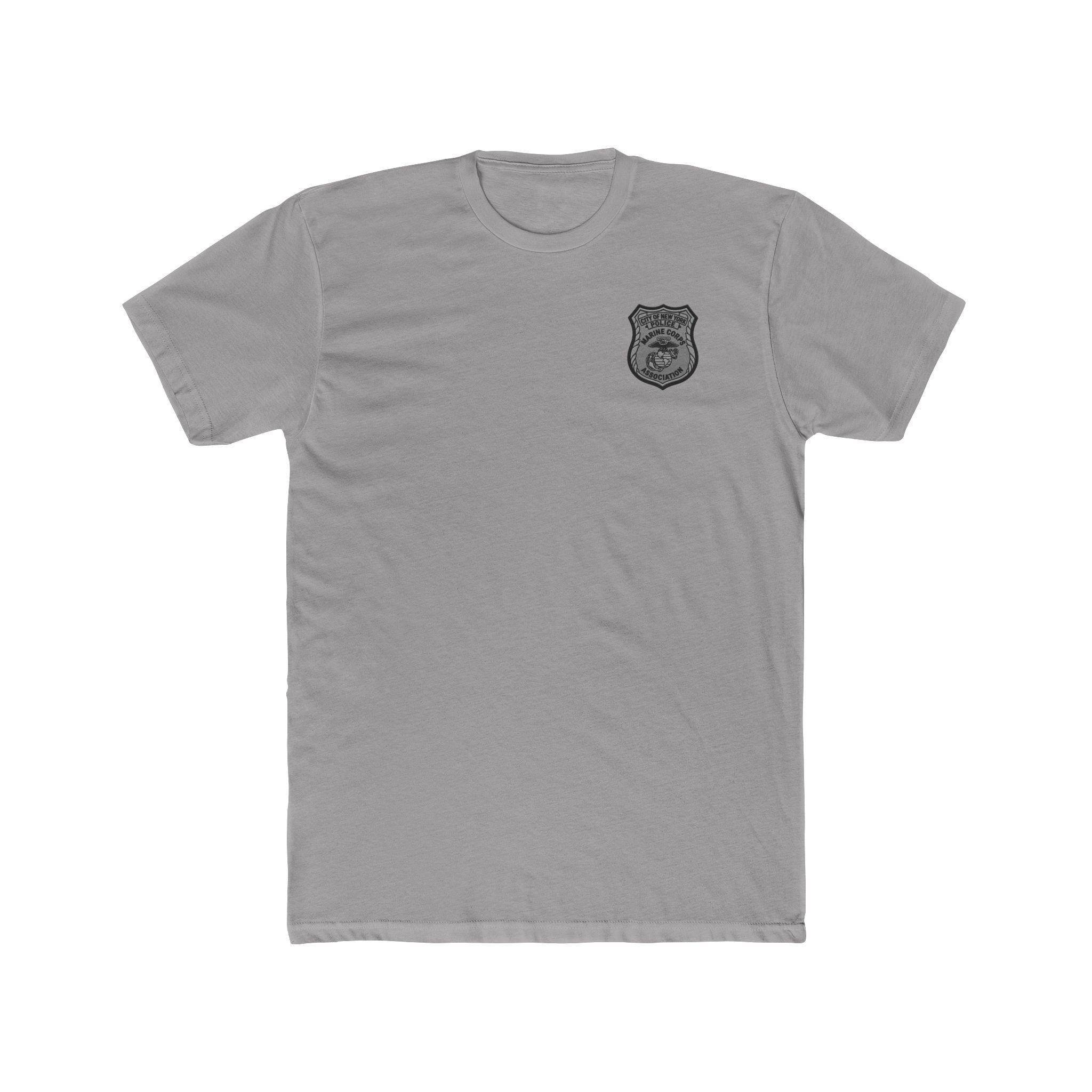 USMC Green Stripes T‑Shirt — Marine Corps Emblem Flag Tee