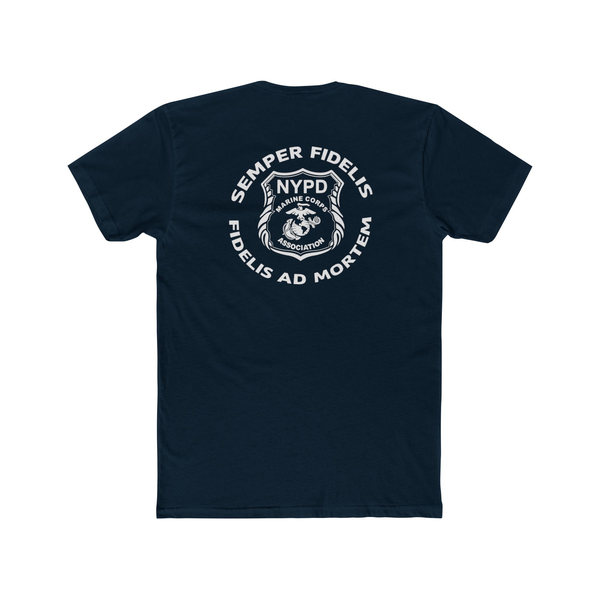 Firefighter Shield T‑Shirt — Hero Badge Chest Logo Cotton Tee