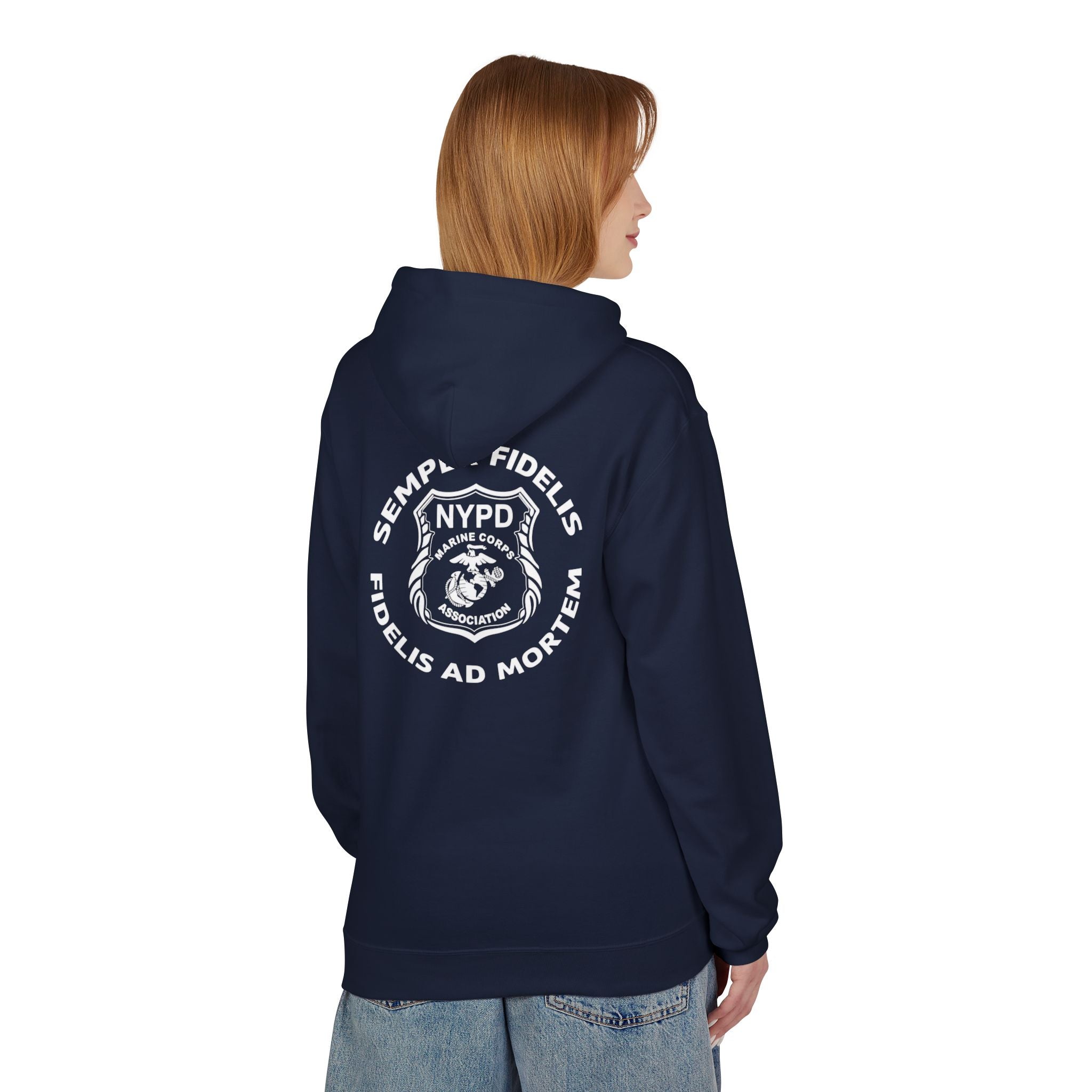 NYPD Semper Fidelis Back-Print Hoodie — Police Tribute Fleece