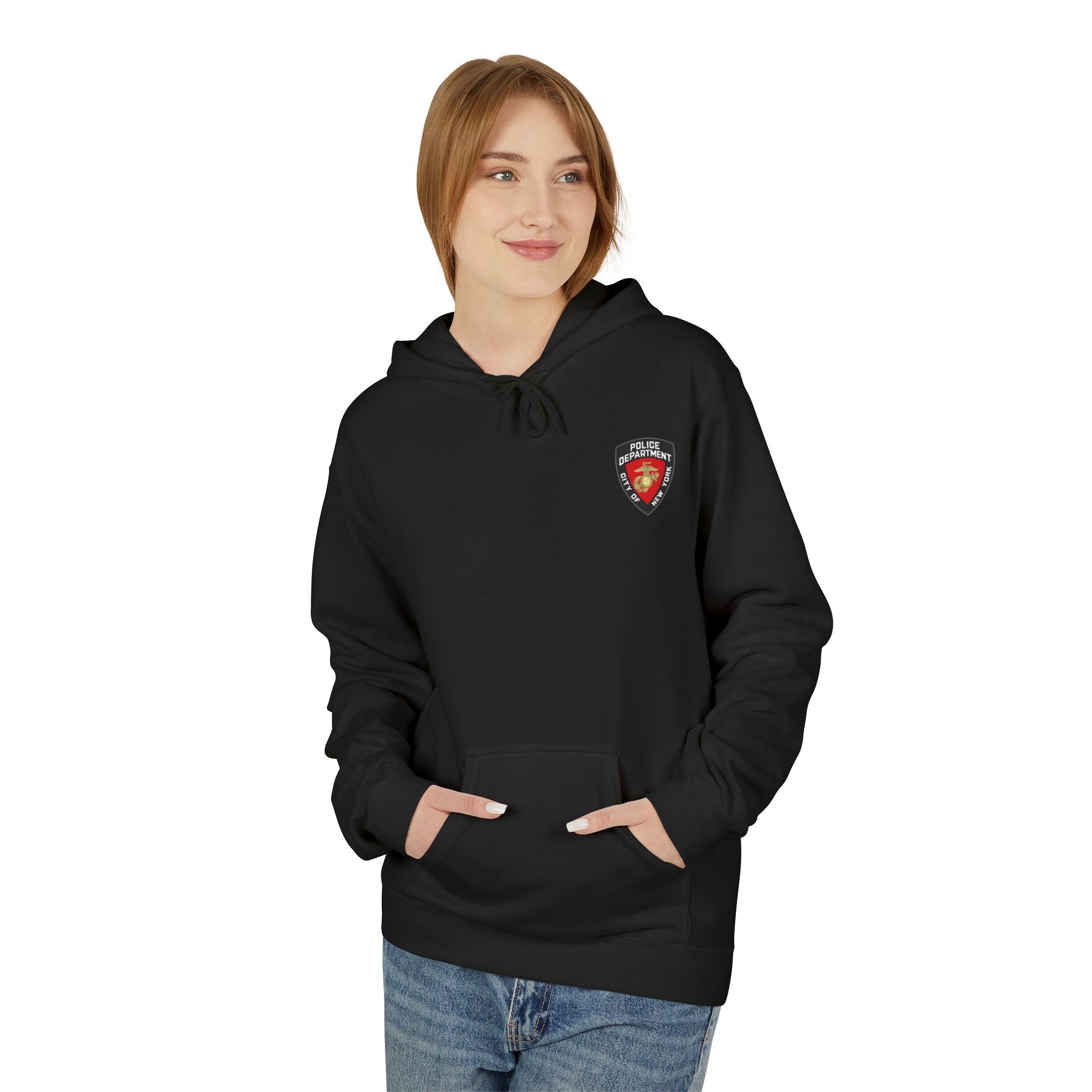NYPD Semper Fidelis Back-Print Hoodie — Police Tribute Fleece